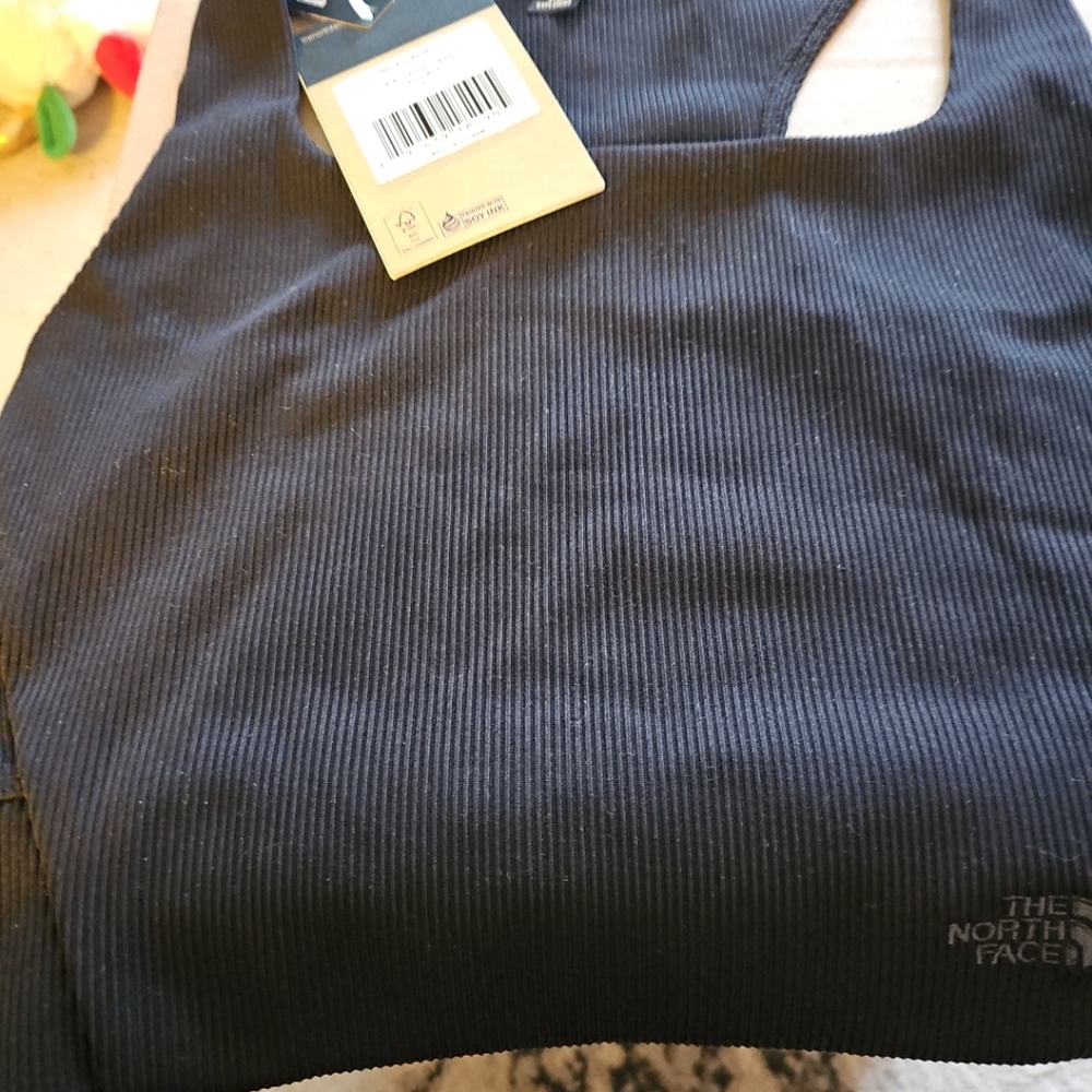The North Face Black Ribbed Racerback Sports Bra - Picture 5 of 6